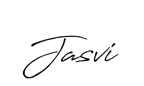 Similarly Antro_Vectra_Bolder is the best handwritten signature design. Signature creator online .You can use it as an online autograph creator for name Jasvi. Jasvi signature style 7 images and pictures png