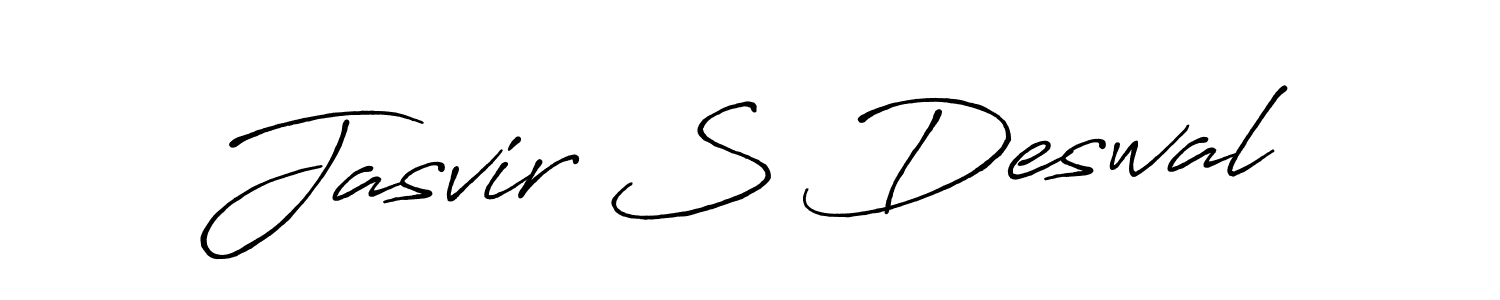 Make a beautiful signature design for name Jasvir S Deswal. Use this online signature maker to create a handwritten signature for free. Jasvir S Deswal signature style 7 images and pictures png