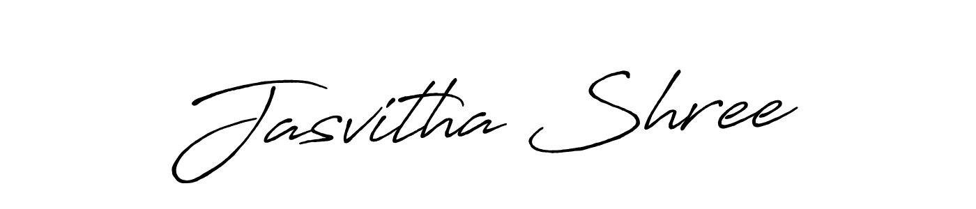 Use a signature maker to create a handwritten signature online. With this signature software, you can design (Antro_Vectra_Bolder) your own signature for name Jasvitha Shree. Jasvitha Shree signature style 7 images and pictures png