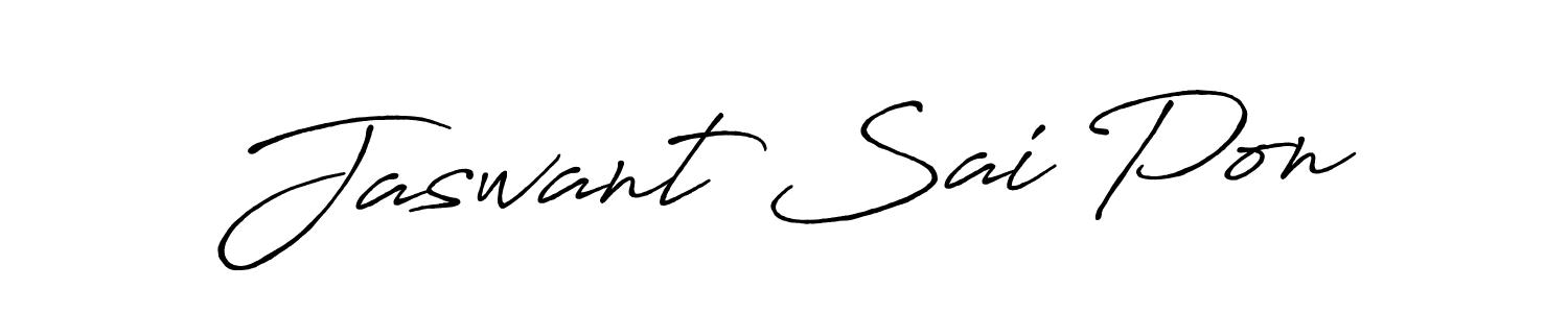 Make a beautiful signature design for name Jaswant Sai Pon. Use this online signature maker to create a handwritten signature for free. Jaswant Sai Pon signature style 7 images and pictures png