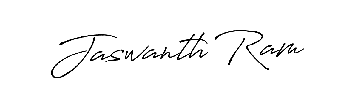 Create a beautiful signature design for name Jaswanth Ram. With this signature (Antro_Vectra_Bolder) fonts, you can make a handwritten signature for free. Jaswanth Ram signature style 7 images and pictures png