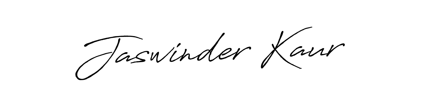 Also we have Jaswinder Kaur name is the best signature style. Create professional handwritten signature collection using Antro_Vectra_Bolder autograph style. Jaswinder Kaur signature style 7 images and pictures png