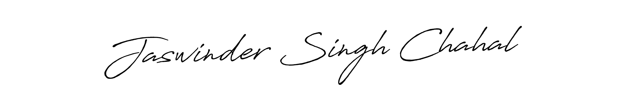 Create a beautiful signature design for name Jaswinder Singh Chahal. With this signature (Antro_Vectra_Bolder) fonts, you can make a handwritten signature for free. Jaswinder Singh Chahal signature style 7 images and pictures png