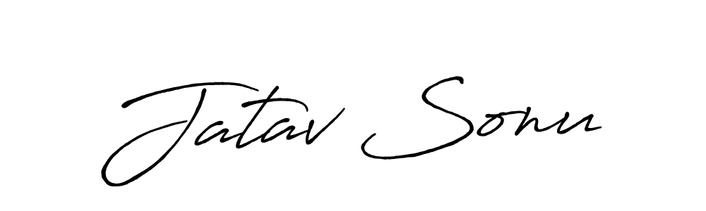 if you are searching for the best signature style for your name Jatav Sonu. so please give up your signature search. here we have designed multiple signature styles  using Antro_Vectra_Bolder. Jatav Sonu signature style 7 images and pictures png