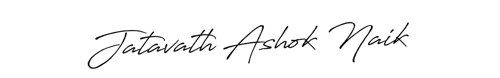 Jatavath Ashok Naik stylish signature style. Best Handwritten Sign (Antro_Vectra_Bolder) for my name. Handwritten Signature Collection Ideas for my name Jatavath Ashok Naik. Jatavath Ashok Naik signature style 7 images and pictures png