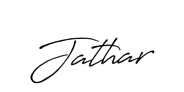Jathar stylish signature style. Best Handwritten Sign (Antro_Vectra_Bolder) for my name. Handwritten Signature Collection Ideas for my name Jathar. Jathar signature style 7 images and pictures png