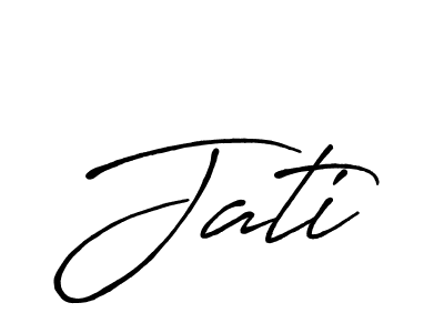 Once you've used our free online signature maker to create your best signature Antro_Vectra_Bolder style, it's time to enjoy all of the benefits that Jati name signing documents. Jati signature style 7 images and pictures png