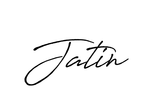 How to make Jatin signature? Antro_Vectra_Bolder is a professional autograph style. Create handwritten signature for Jatin name. Jatin signature style 7 images and pictures png