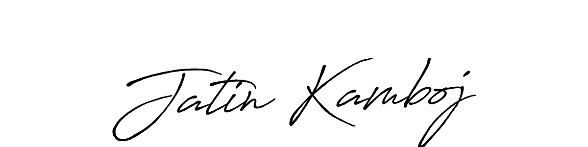 Also You can easily find your signature by using the search form. We will create Jatin Kamboj name handwritten signature images for you free of cost using Antro_Vectra_Bolder sign style. Jatin Kamboj signature style 7 images and pictures png