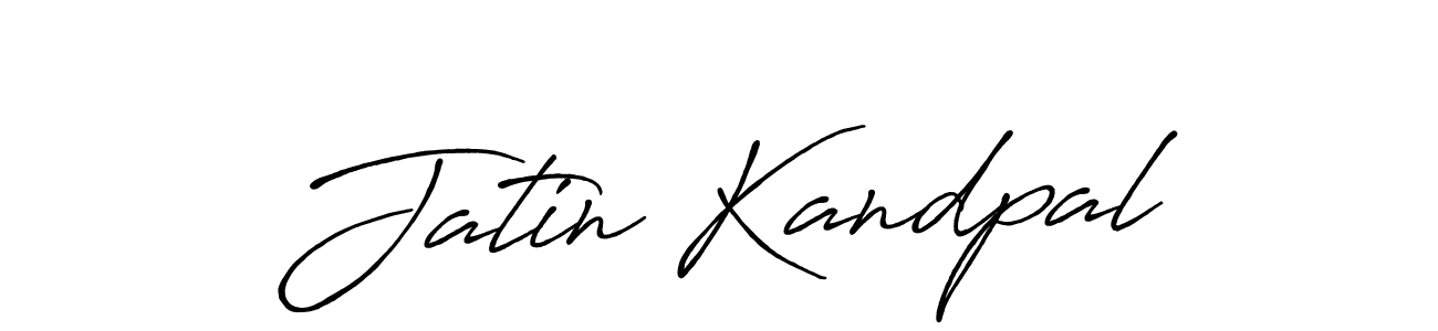 Also You can easily find your signature by using the search form. We will create Jatin Kandpal name handwritten signature images for you free of cost using Antro_Vectra_Bolder sign style. Jatin Kandpal signature style 7 images and pictures png