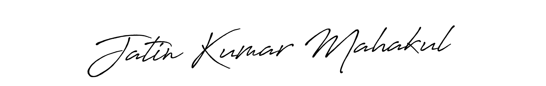 Jatin Kumar Mahakul stylish signature style. Best Handwritten Sign (Antro_Vectra_Bolder) for my name. Handwritten Signature Collection Ideas for my name Jatin Kumar Mahakul. Jatin Kumar Mahakul signature style 7 images and pictures png