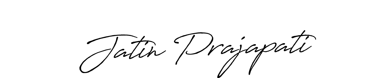 How to make Jatin Prajapati signature? Antro_Vectra_Bolder is a professional autograph style. Create handwritten signature for Jatin Prajapati name. Jatin Prajapati signature style 7 images and pictures png