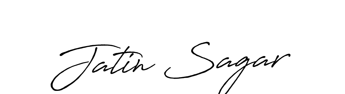 The best way (Antro_Vectra_Bolder) to make a short signature is to pick only two or three words in your name. The name Jatin Sagar include a total of six letters. For converting this name. Jatin Sagar signature style 7 images and pictures png