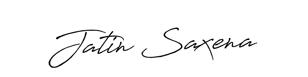 Also we have Jatin Saxena name is the best signature style. Create professional handwritten signature collection using Antro_Vectra_Bolder autograph style. Jatin Saxena signature style 7 images and pictures png