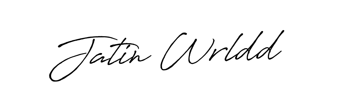 How to make Jatin Wrldd signature? Antro_Vectra_Bolder is a professional autograph style. Create handwritten signature for Jatin Wrldd name. Jatin Wrldd signature style 7 images and pictures png