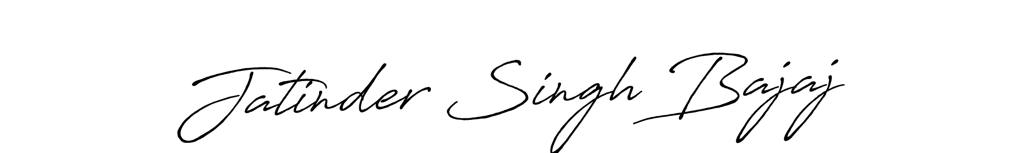 How to make Jatinder Singh Bajaj signature? Antro_Vectra_Bolder is a professional autograph style. Create handwritten signature for Jatinder Singh Bajaj name. Jatinder Singh Bajaj signature style 7 images and pictures png