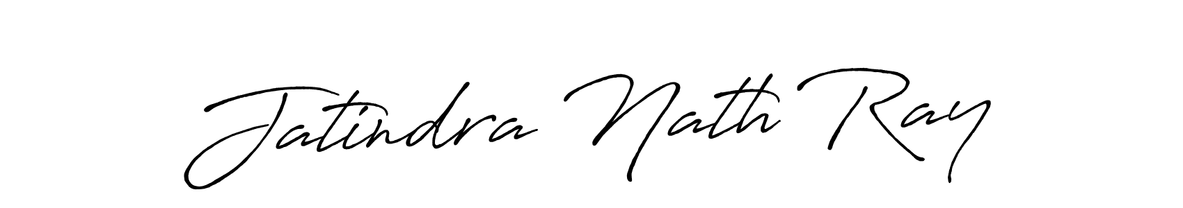 How to make Jatindra Nath Ray name signature. Use Antro_Vectra_Bolder style for creating short signs online. This is the latest handwritten sign. Jatindra Nath Ray signature style 7 images and pictures png