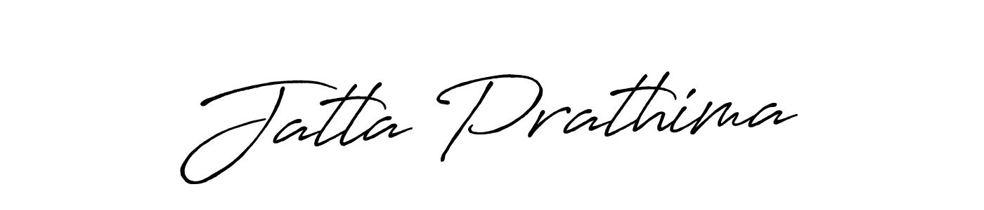 Jatla Prathima stylish signature style. Best Handwritten Sign (Antro_Vectra_Bolder) for my name. Handwritten Signature Collection Ideas for my name Jatla Prathima. Jatla Prathima signature style 7 images and pictures png