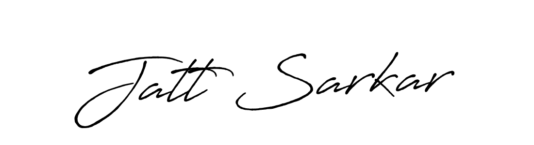 Use a signature maker to create a handwritten signature online. With this signature software, you can design (Antro_Vectra_Bolder) your own signature for name Jatt Sarkar. Jatt Sarkar signature style 7 images and pictures png
