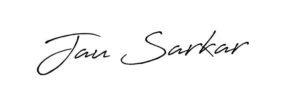You can use this online signature creator to create a handwritten signature for the name Jau Sarkar. This is the best online autograph maker. Jau Sarkar signature style 7 images and pictures png