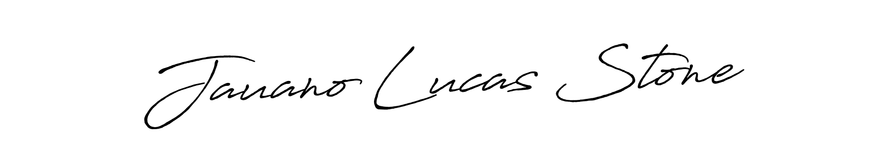 It looks lik you need a new signature style for name Jauano Lucas Stone. Design unique handwritten (Antro_Vectra_Bolder) signature with our free signature maker in just a few clicks. Jauano Lucas Stone signature style 7 images and pictures png