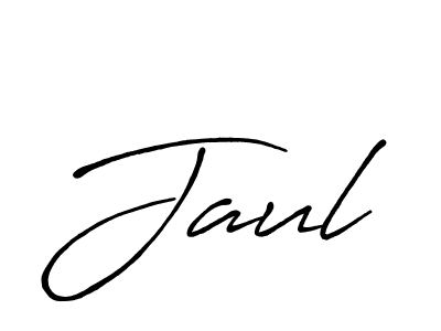 Also we have Jaul name is the best signature style. Create professional handwritten signature collection using Antro_Vectra_Bolder autograph style. Jaul signature style 7 images and pictures png