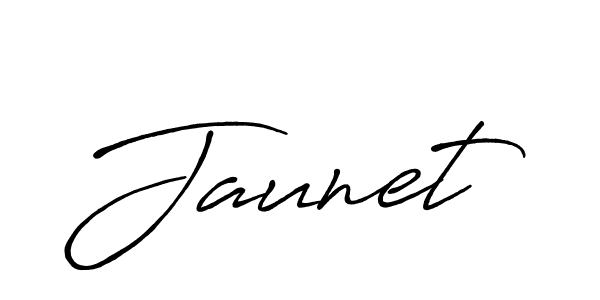 How to make Jaunet name signature. Use Antro_Vectra_Bolder style for creating short signs online. This is the latest handwritten sign. Jaunet signature style 7 images and pictures png