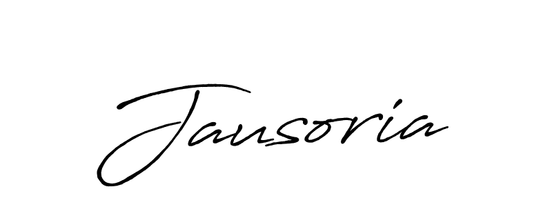 You should practise on your own different ways (Antro_Vectra_Bolder) to write your name (Jausoria) in signature. don't let someone else do it for you. Jausoria signature style 7 images and pictures png