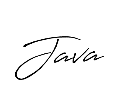 Make a beautiful signature design for name Java. With this signature (Antro_Vectra_Bolder) style, you can create a handwritten signature for free. Java signature style 7 images and pictures png