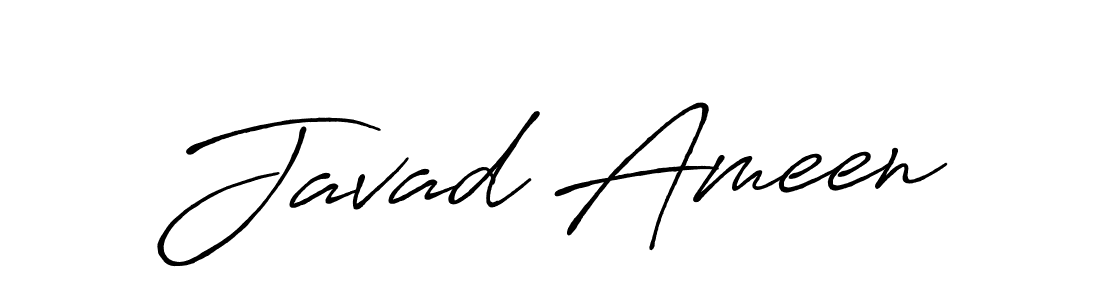 The best way (Antro_Vectra_Bolder) to make a short signature is to pick only two or three words in your name. The name Javad Ameen include a total of six letters. For converting this name. Javad Ameen signature style 7 images and pictures png