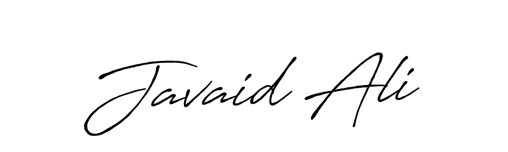 Use a signature maker to create a handwritten signature online. With this signature software, you can design (Antro_Vectra_Bolder) your own signature for name Javaid Ali. Javaid Ali signature style 7 images and pictures png