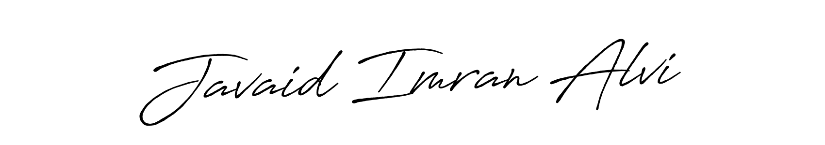 Javaid Imran Alvi stylish signature style. Best Handwritten Sign (Antro_Vectra_Bolder) for my name. Handwritten Signature Collection Ideas for my name Javaid Imran Alvi. Javaid Imran Alvi signature style 7 images and pictures png