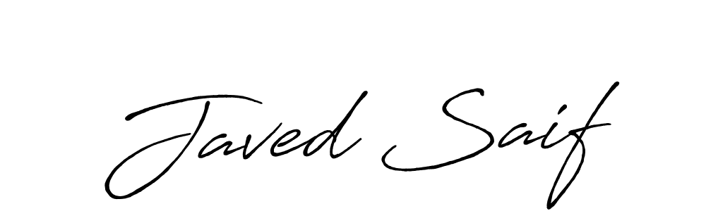 Also You can easily find your signature by using the search form. We will create Javed Saif name handwritten signature images for you free of cost using Antro_Vectra_Bolder sign style. Javed Saif signature style 7 images and pictures png