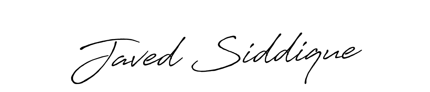 How to make Javed Siddique signature? Antro_Vectra_Bolder is a professional autograph style. Create handwritten signature for Javed Siddique name. Javed Siddique signature style 7 images and pictures png