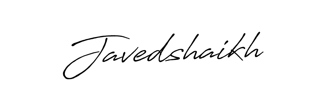 The best way (Antro_Vectra_Bolder) to make a short signature is to pick only two or three words in your name. The name Javedshaikh include a total of six letters. For converting this name. Javedshaikh signature style 7 images and pictures png