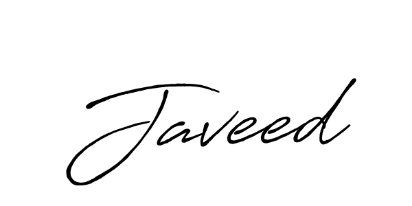 How to make Javeed signature? Antro_Vectra_Bolder is a professional autograph style. Create handwritten signature for Javeed name. Javeed signature style 7 images and pictures png