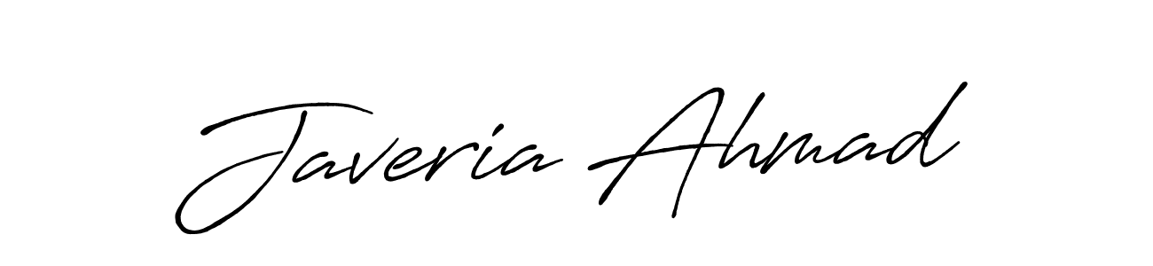 Use a signature maker to create a handwritten signature online. With this signature software, you can design (Antro_Vectra_Bolder) your own signature for name Javeria Ahmad. Javeria Ahmad signature style 7 images and pictures png