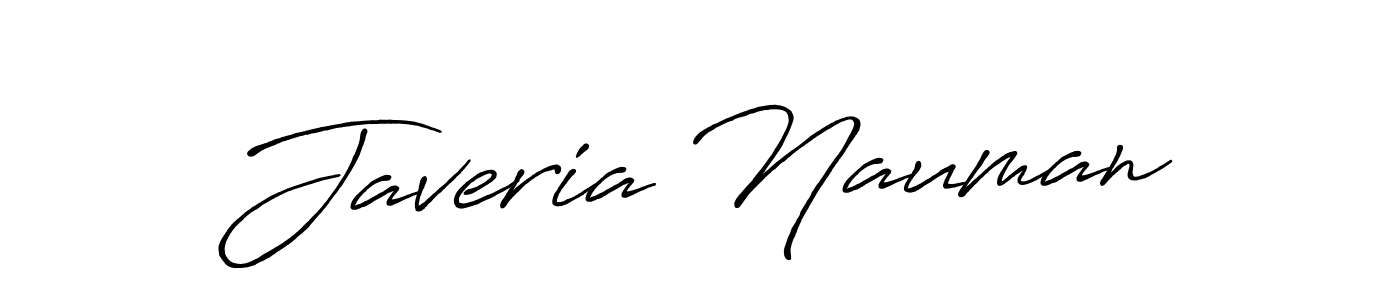 Antro_Vectra_Bolder is a professional signature style that is perfect for those who want to add a touch of class to their signature. It is also a great choice for those who want to make their signature more unique. Get Javeria Nauman name to fancy signature for free. Javeria Nauman signature style 7 images and pictures png