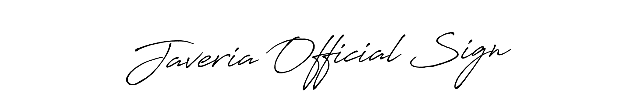 Use a signature maker to create a handwritten signature online. With this signature software, you can design (Antro_Vectra_Bolder) your own signature for name Javeria Official Sign. Javeria Official Sign signature style 7 images and pictures png