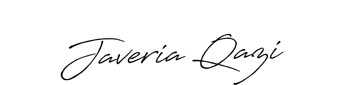 Make a beautiful signature design for name Javeria Qazi. Use this online signature maker to create a handwritten signature for free. Javeria Qazi signature style 7 images and pictures png