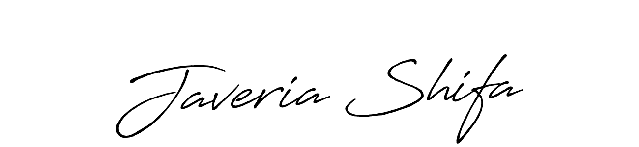 You should practise on your own different ways (Antro_Vectra_Bolder) to write your name (Javeria Shifa) in signature. don't let someone else do it for you. Javeria Shifa signature style 7 images and pictures png