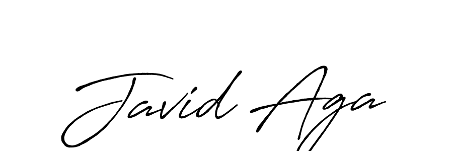 This is the best signature style for the Javid Aga name. Also you like these signature font (Antro_Vectra_Bolder). Mix name signature. Javid Aga signature style 7 images and pictures png