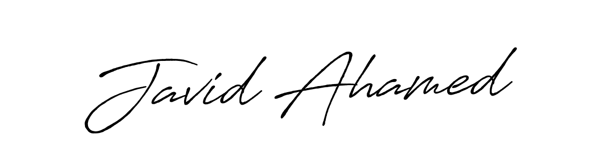 How to Draw Javid Ahamed signature style? Antro_Vectra_Bolder is a latest design signature styles for name Javid Ahamed. Javid Ahamed signature style 7 images and pictures png