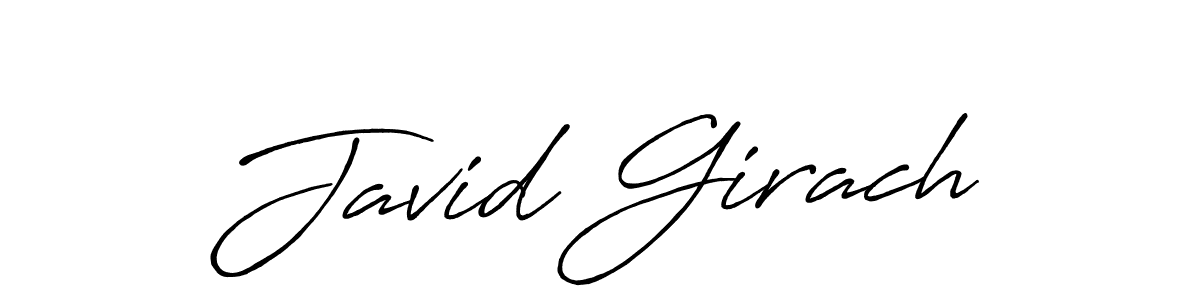 How to Draw Javid Girach signature style? Antro_Vectra_Bolder is a latest design signature styles for name Javid Girach. Javid Girach signature style 7 images and pictures png
