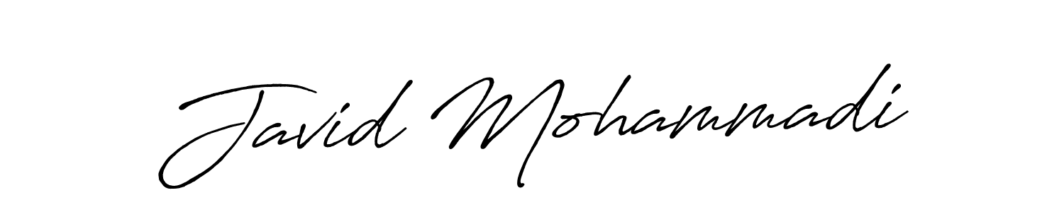 It looks lik you need a new signature style for name Javid Mohammadi. Design unique handwritten (Antro_Vectra_Bolder) signature with our free signature maker in just a few clicks. Javid Mohammadi signature style 7 images and pictures png