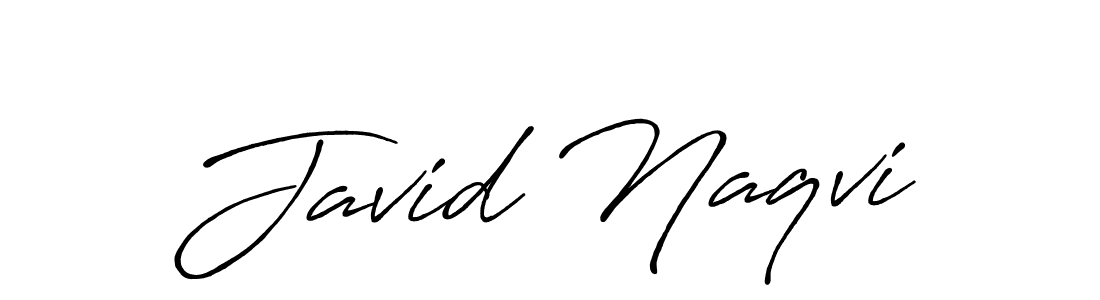 Also we have Javid Naqvi name is the best signature style. Create professional handwritten signature collection using Antro_Vectra_Bolder autograph style. Javid Naqvi signature style 7 images and pictures png