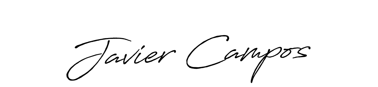 Also we have Javier Campos name is the best signature style. Create professional handwritten signature collection using Antro_Vectra_Bolder autograph style. Javier Campos signature style 7 images and pictures png
