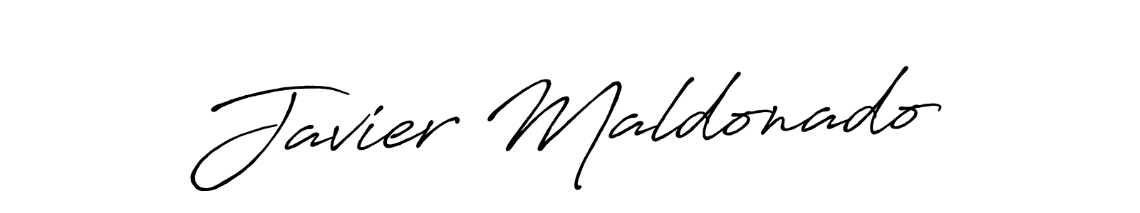 Javier Maldonado stylish signature style. Best Handwritten Sign (Antro_Vectra_Bolder) for my name. Handwritten Signature Collection Ideas for my name Javier Maldonado. Javier Maldonado signature style 7 images and pictures png