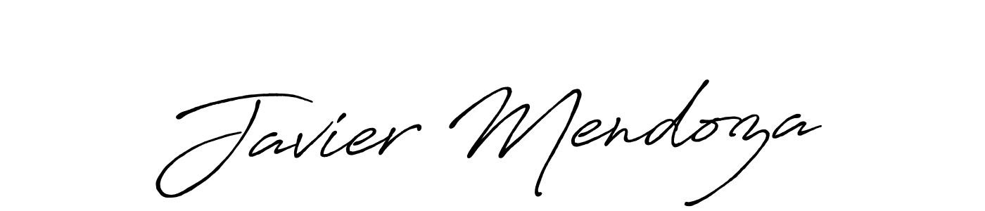 The best way (Antro_Vectra_Bolder) to make a short signature is to pick only two or three words in your name. The name Javier Mendoza include a total of six letters. For converting this name. Javier Mendoza signature style 7 images and pictures png