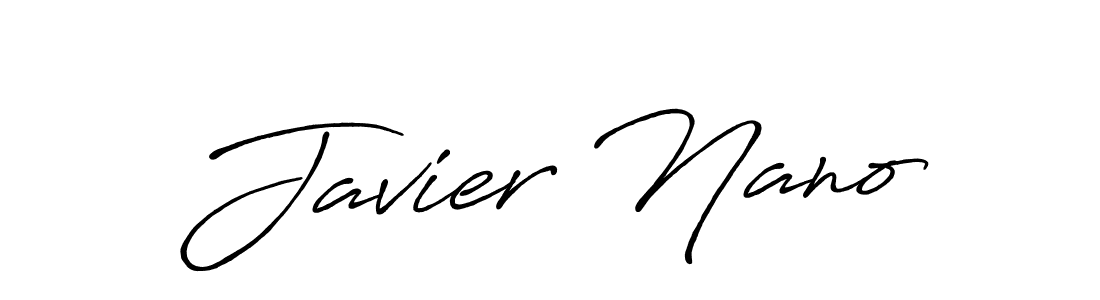 See photos of Javier Nano official signature by Spectra . Check more albums & portfolios. Read reviews & check more about Antro_Vectra_Bolder font. Javier Nano signature style 7 images and pictures png